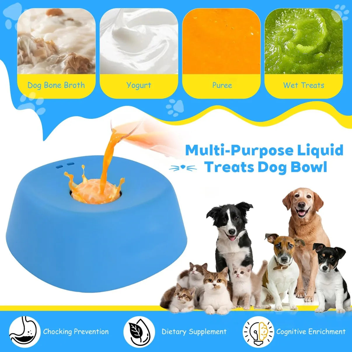 Slow Feeding Non Slip Bowl
